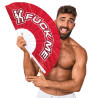 M Proud Éventail Géant Fuck Me 64cm